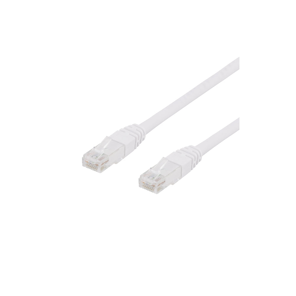 DELTACO TP-615V U/UTP Cat6 patchkabel LSZH 15 m vit