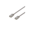DELTACO TP-62-FL U/UTP Cat6 patchkabel flat 2 m grå
