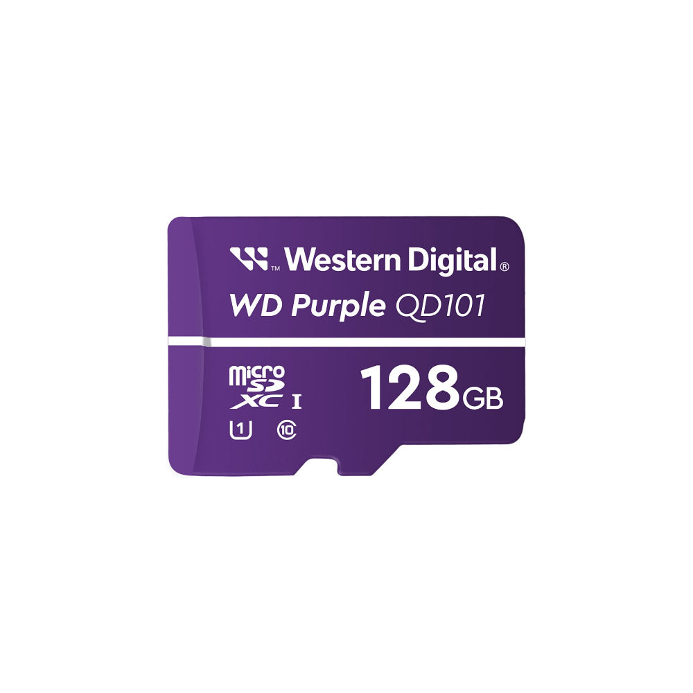 WD Purple Flash Minneskort 128GB U1/Class10 Mikro-SD