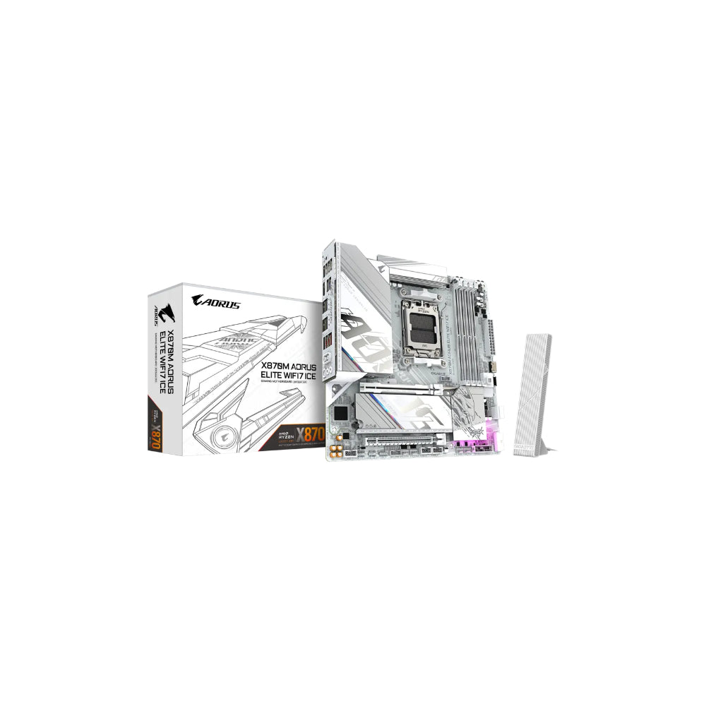 Gigabyte X870M AORUS ELITE ICE Wi-Fi mATX AM5