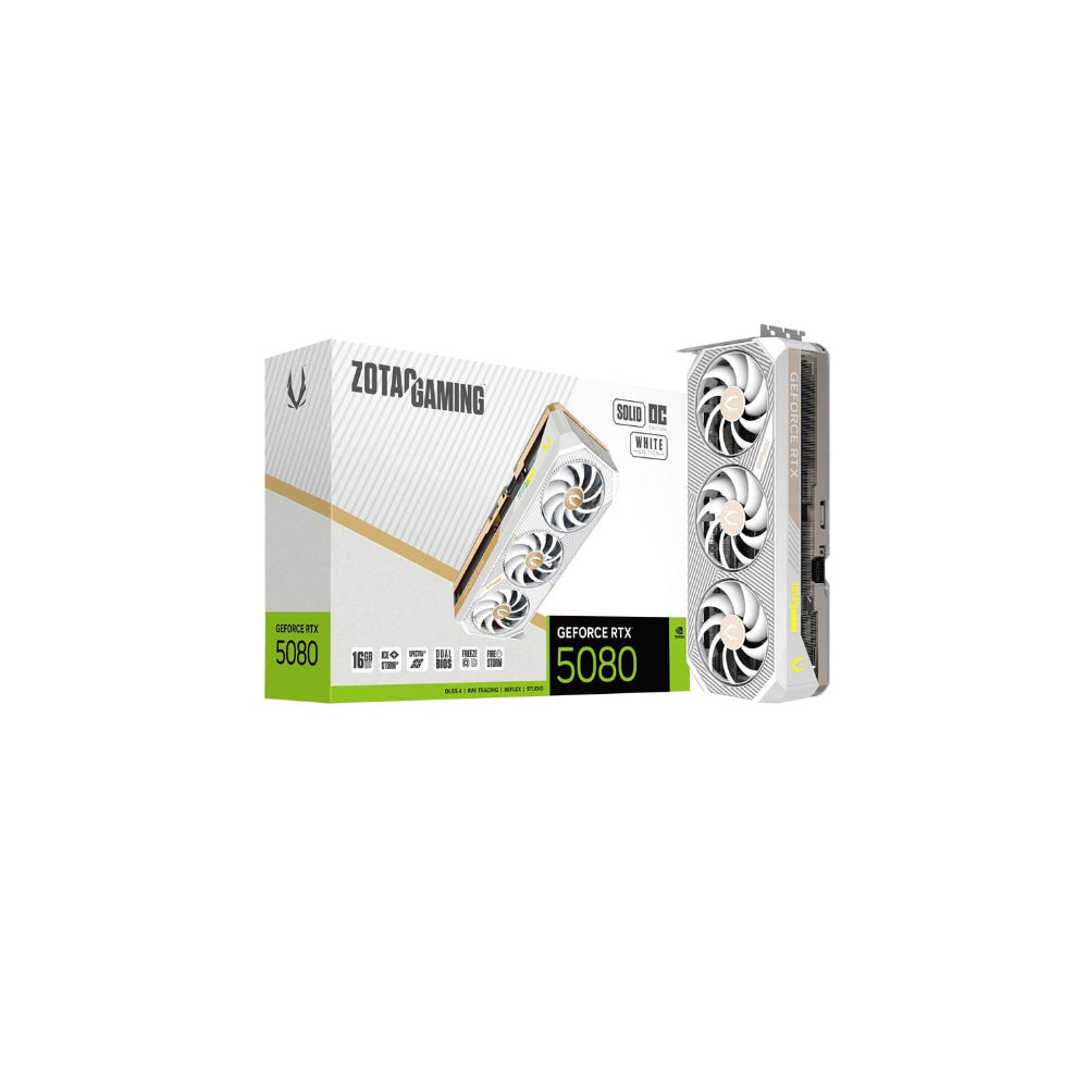 ZOTAC GAMING GeForce RTX 5080 SOLID White OC Edition 16GB