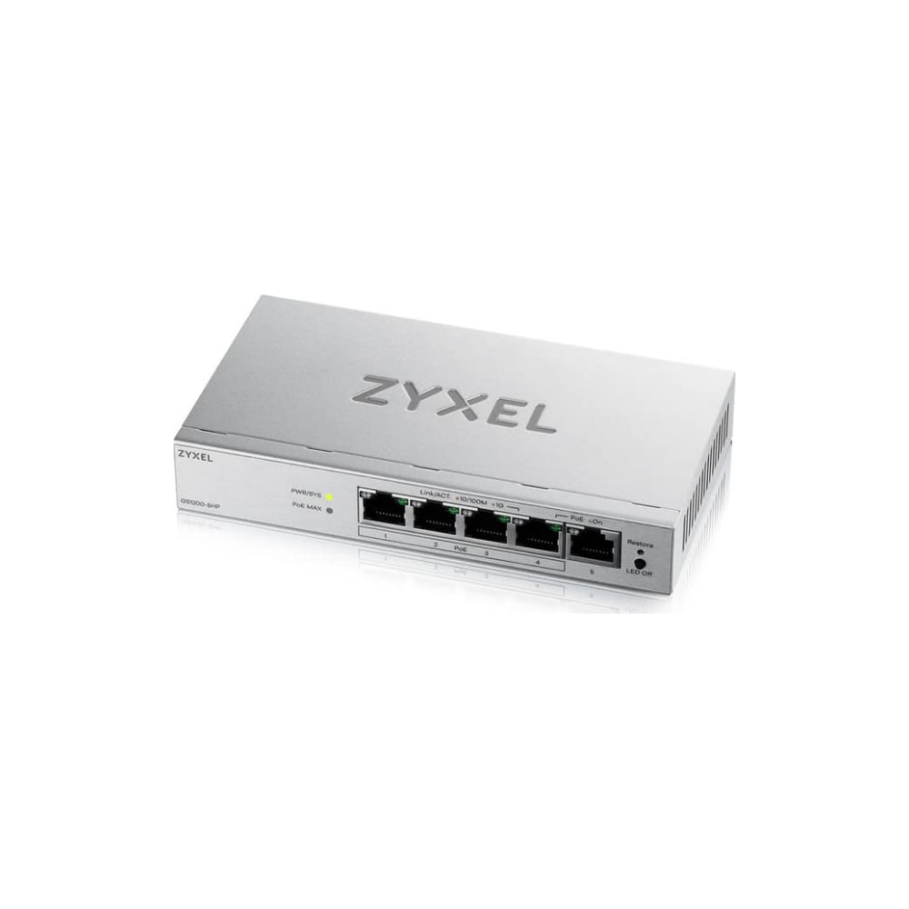 Zyxel GS1200-5HPV3 Managed Switch L2 Gigabit Ethernet (10/100/1000)