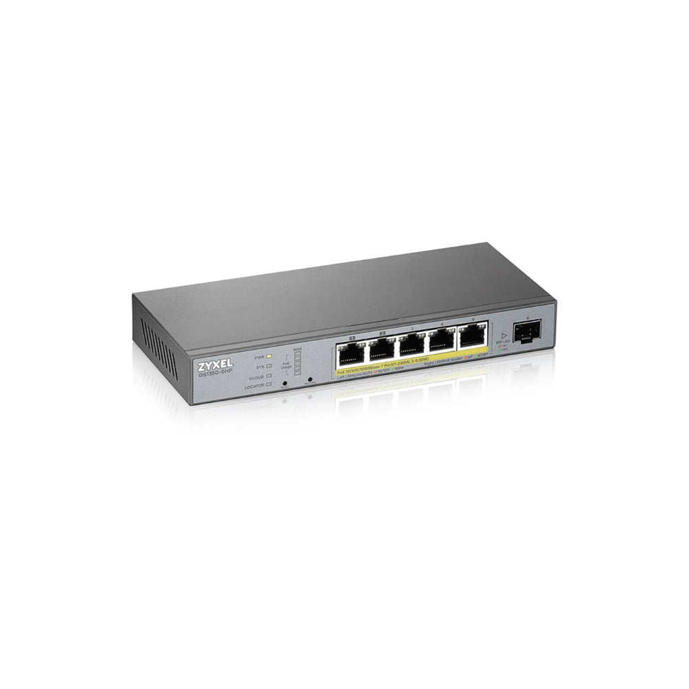 Zyxel GS1350-6HP Smart Surveillance PoE Switch 60W