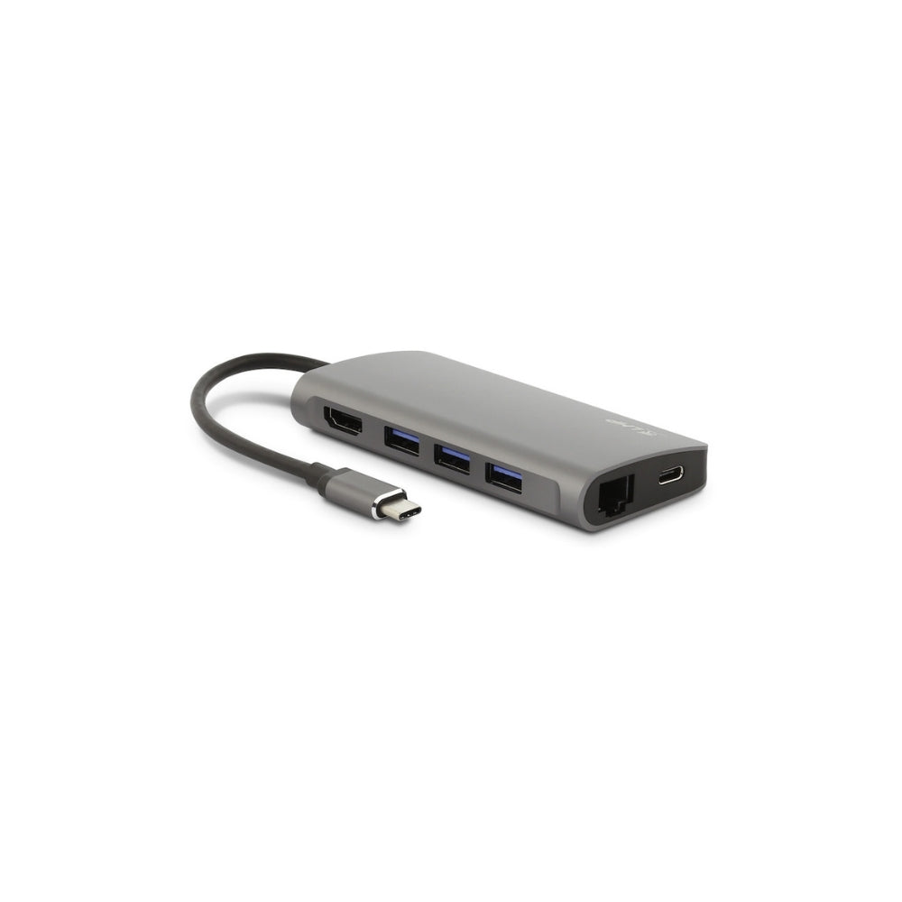 LMP USB-C mini dock 8-Port, space grey