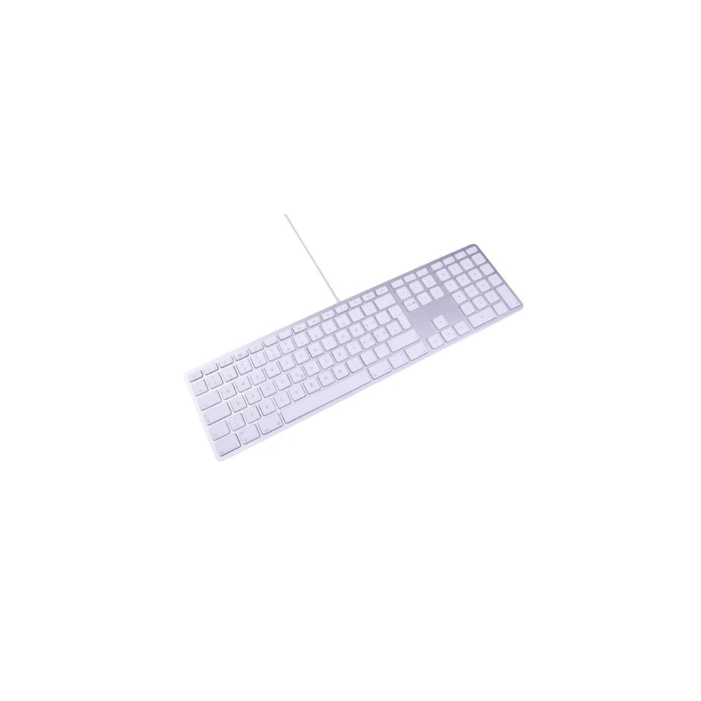 LMP USB tangentbord med numerisk del - svenskt (Vit/Silver)