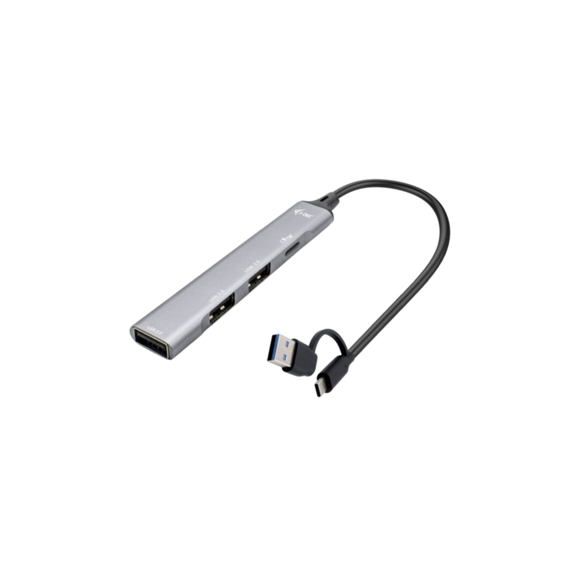 i-Tec USB-C/USB-A Hub 4-port Grå