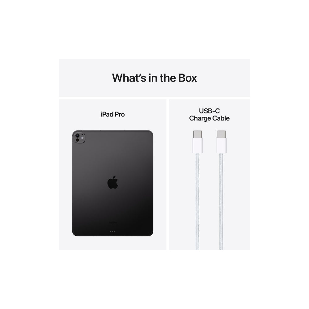 Outlet Apple iPad Pro 13" - M4 - Wi-Fi + Cellular 256GB SSD Standardglas Rymdsvart