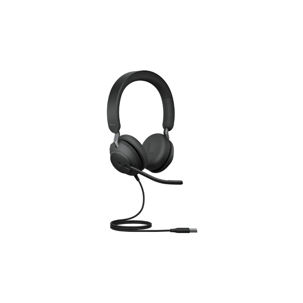 Jabra Evolve2 40 SE USB-A MS Svart