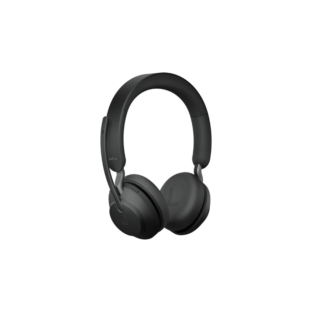 Jabra Evolve2 65 med laddningsställ USB-A UC Svart