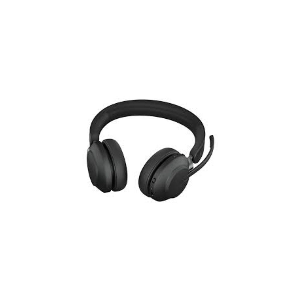 Jabra Evolve2 65 med laddningsställ USB-A UC Svart