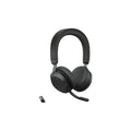 Jabra Evolve2 75 med laddningsställ USB-A UC Svart