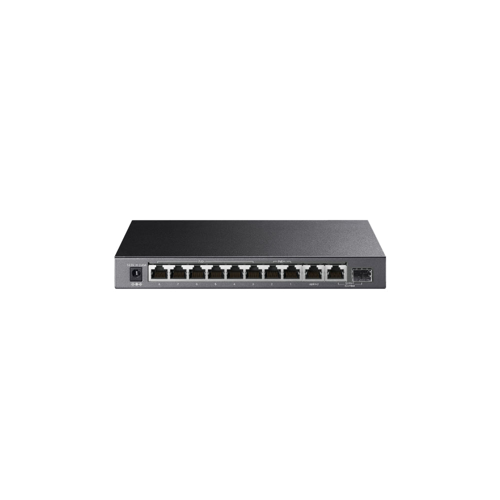 TP-Link TL-SG1210PP 10-Port Gigabit Desktop Switch med 6-Port PoE+ and 2-Port PoE++