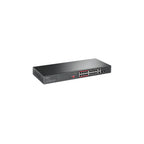 TP-Link TL-SL1218MP 16-Port 10/100 Mbps + 2-Port Gigabit Rackmount Switch med 16-Port PoE+