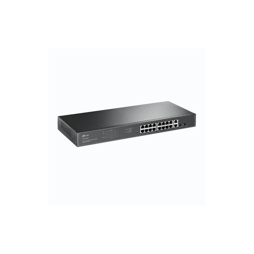 TP-Link TL-SG1218MP 18-Port Gigabit Rackmonterad Switch med 16 PoE+