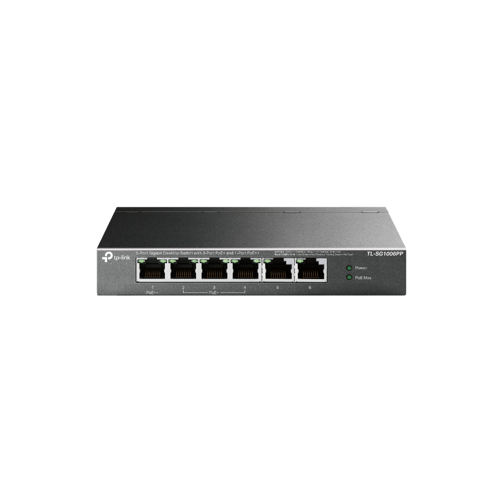 TP-Link 6-Port Gigabit Desktop Switch med 3-Port PoE+ och 1-Port PoE++