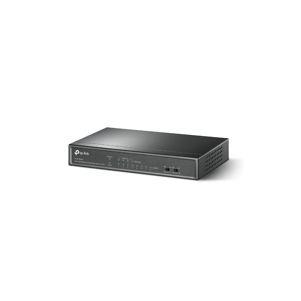 TP-Link TL-SF1008LP 8-Port 10/100 Mbps Desktop PoE Switch med 4-Port PoE