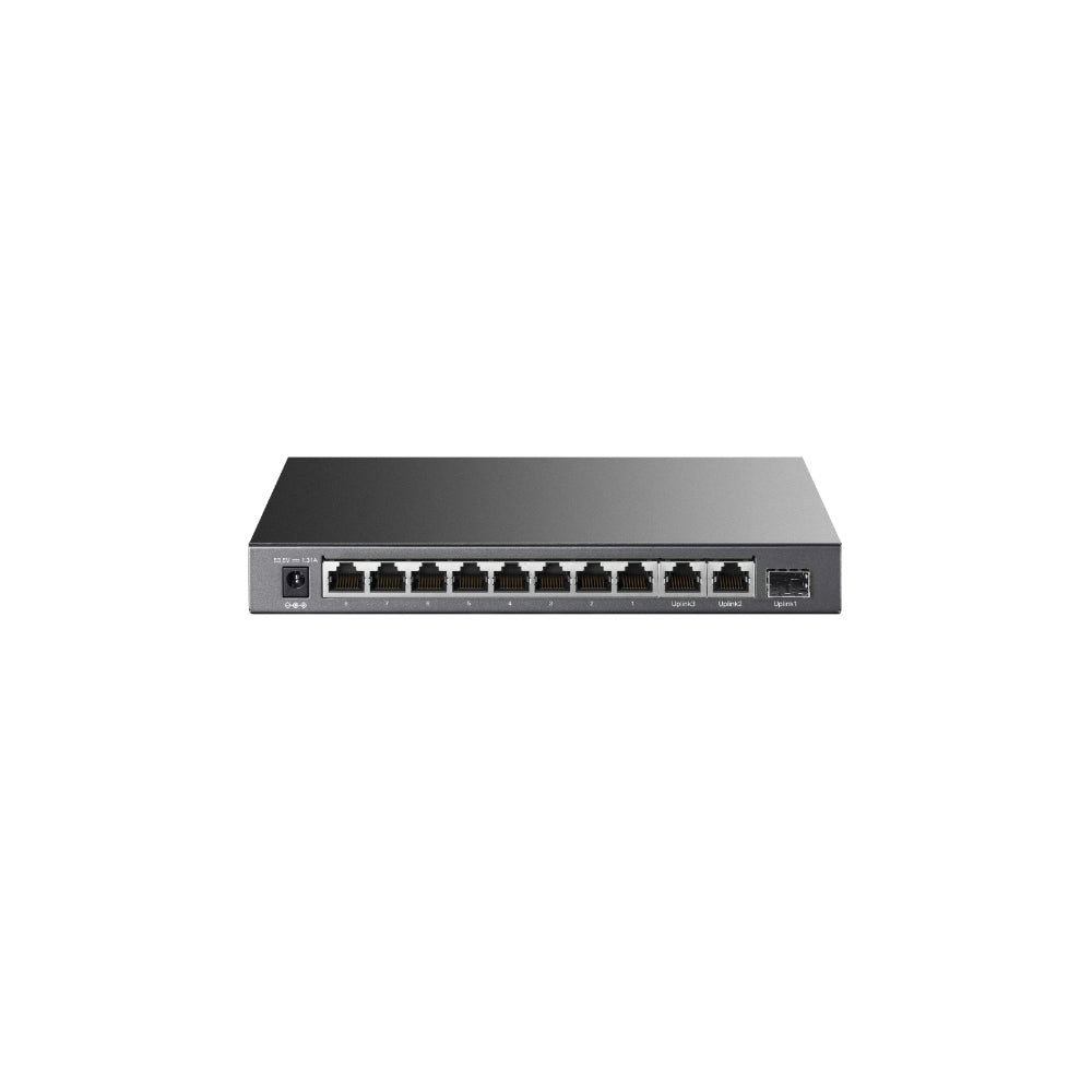 TP-Link TL-SL1311P 8-Port 10/100Mbps + 3-Port Gigabit Desktop Switch med 8-Port PoE+