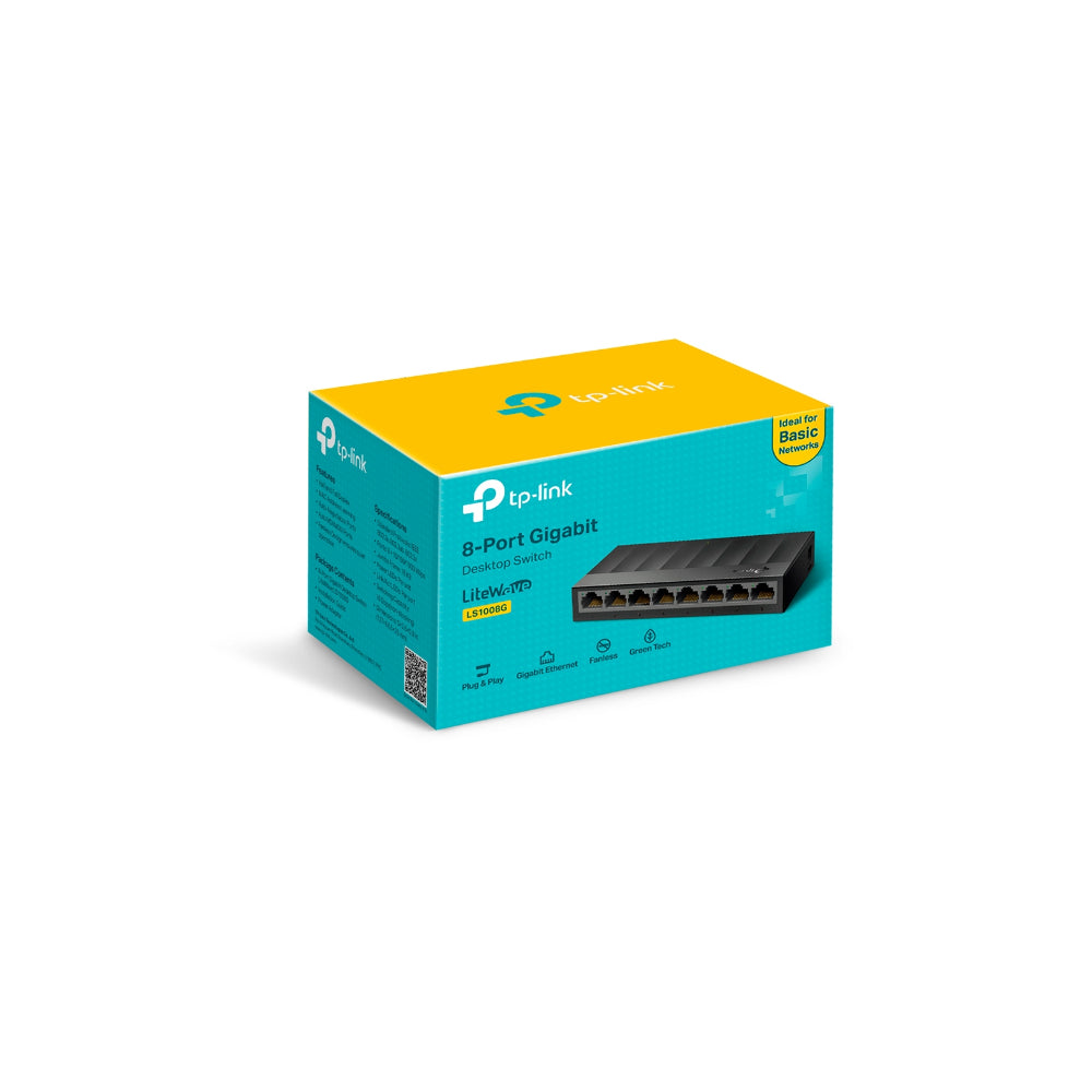 TP-Link LS1008G(UN) 8-Port 10/100/1000Mbps Desktop Switch