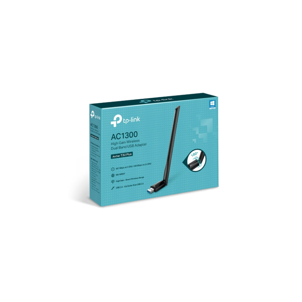 TP-Link Archer T3U Plus AC1300 Trådlös Dual Band USB Adapter