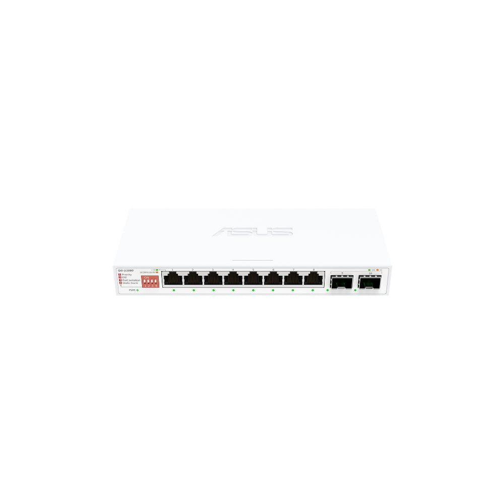 ASUS QG-U1080 8-portars 2,5 Gigabit-switch