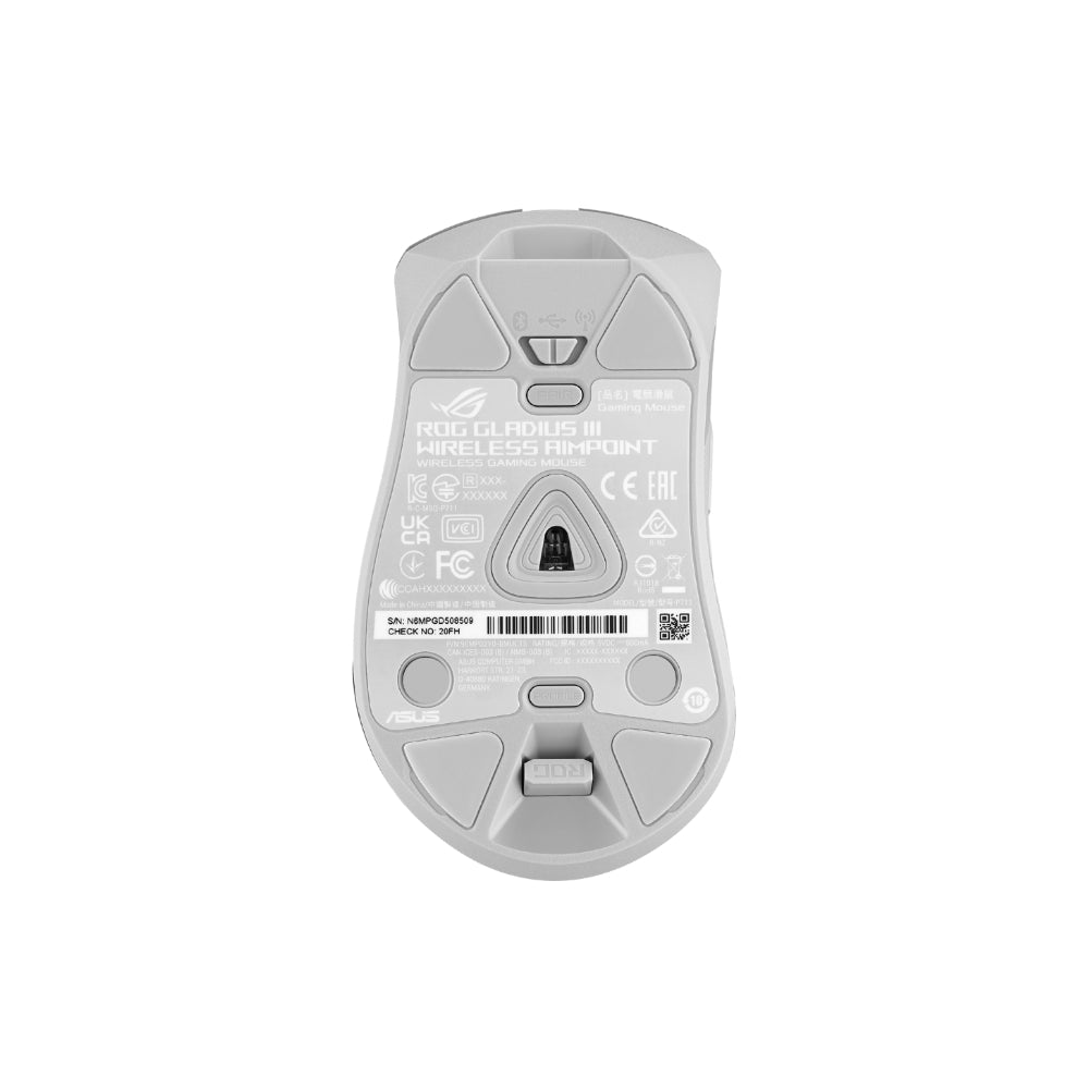 ASUS ROG Gladius III Trådlös AimPoint ML Vit