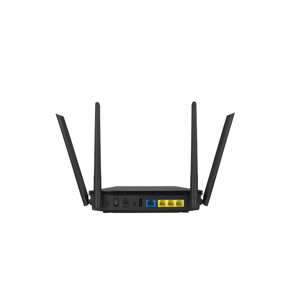 ASUS RT-AX53U Wi-Fi 6 - Trådlös router - Svart