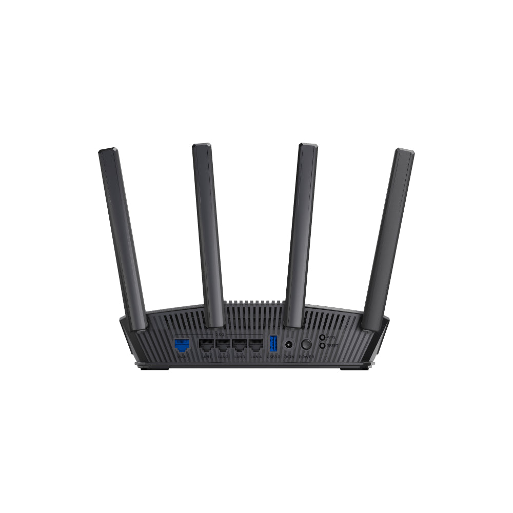ASUS RT-BE82U - 4-portars - Wi-Fi 7 - Svart