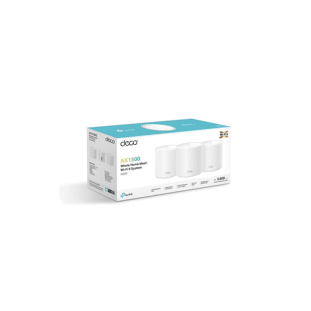 TP-Link Deco X1500(2-Pack) AX1500 Whole Home Mesh Wi-Fi 6 System