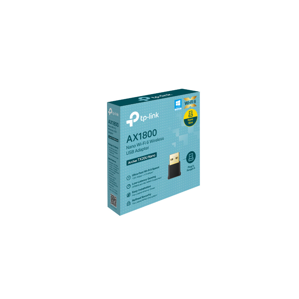 TP-Link Archer TX20U Nano AX1800 Nano Wi-Fi 6 Trådlös USB Adapter