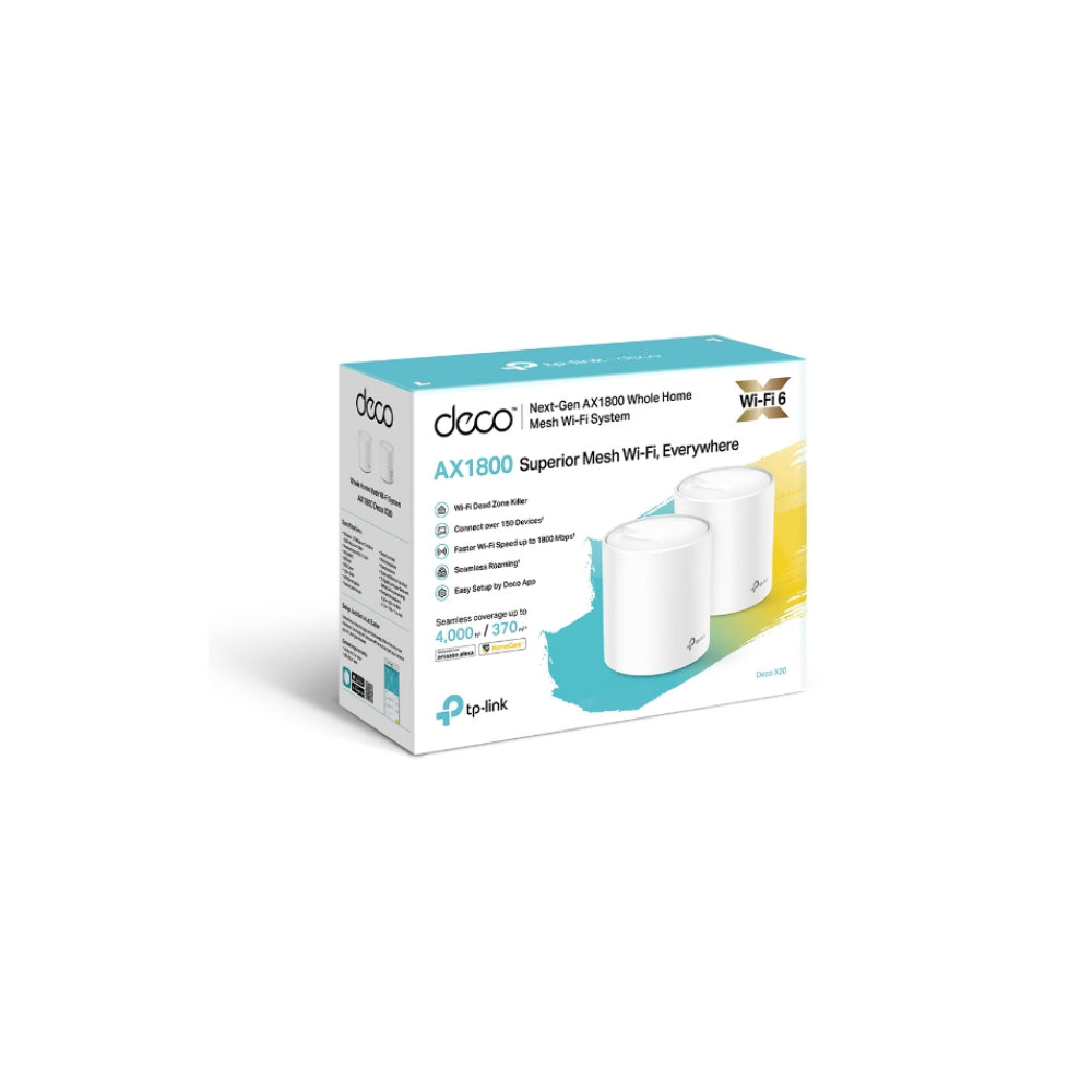 TP-Link Deco X20 AX1800 Dual-band Wi-Fi 6 (2-pack)