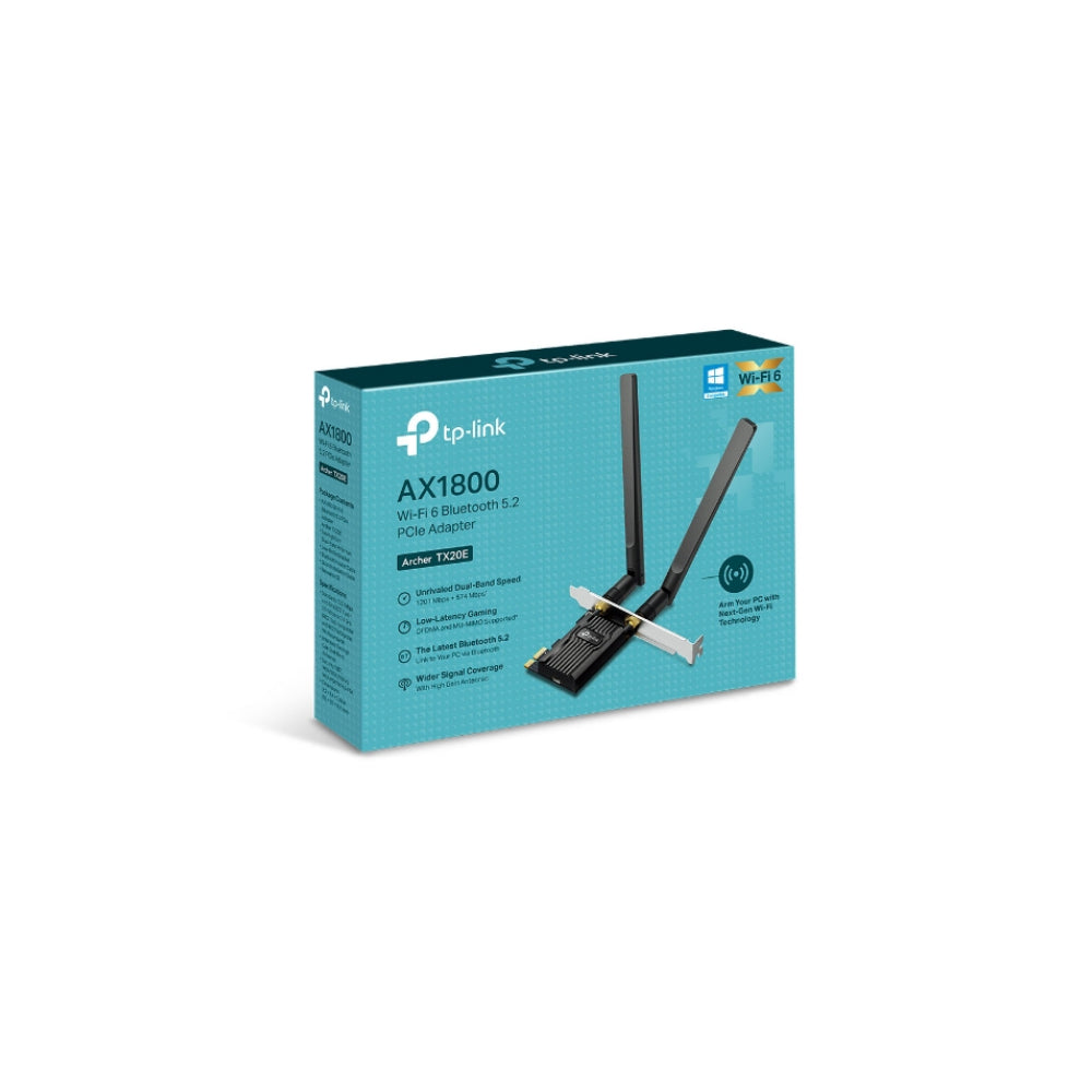 TP-Link Archer TX20E AX1800 Wi-Fi 6 BT