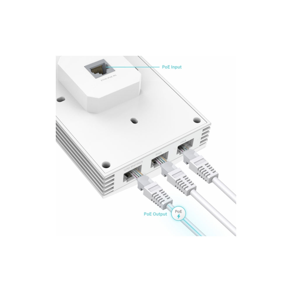 TP-Link EAP655-Wall AX3000 Wall Plate Wi-Fi 6 Accesspunkt