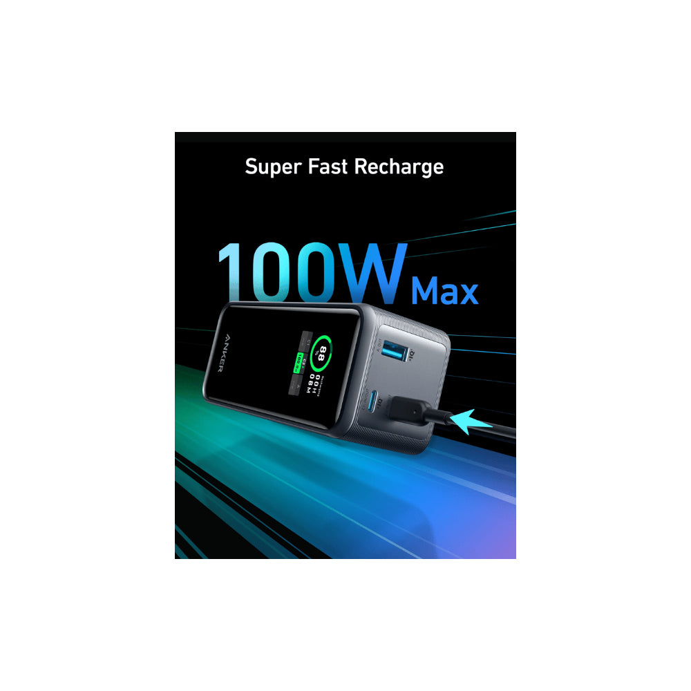 Anker Prime Powerbank200W 20000mAh Svart
