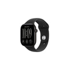 Apple Watch Series 12 GPS + Cellular 46mm - svart aluminium - svart sportband S/M