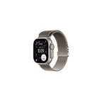 Apple Watch Ultra 3 GPS + Cellular 49mm Naturlig Titan Naturlig Titan Milanesisk Loop M