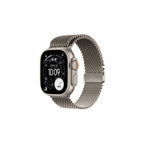 Apple Watch Ultra 3 49mm Naturlig Titan - Naturlig Milanesisk Loop S