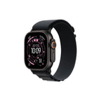 Apple Watch Ultra 3 49mm Svart Titan - Svart Bergsloop Large