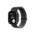 Apple Watch Ultra 3 49mm Svart Titan - Milanesisk Loop Large