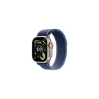 Apple Watch Ultra 3 49mm Naturlig Titan - Blå Terrängloop S/M