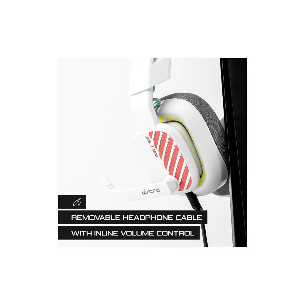 Logitech Astro Gaming A10 G2 Headset Kabel Vit