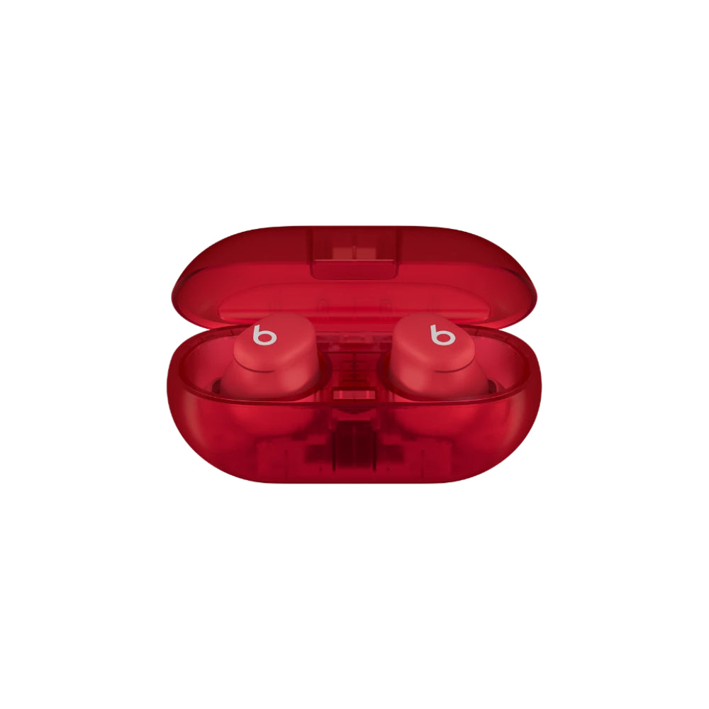 Beats Solo Buds - Transparent Röd