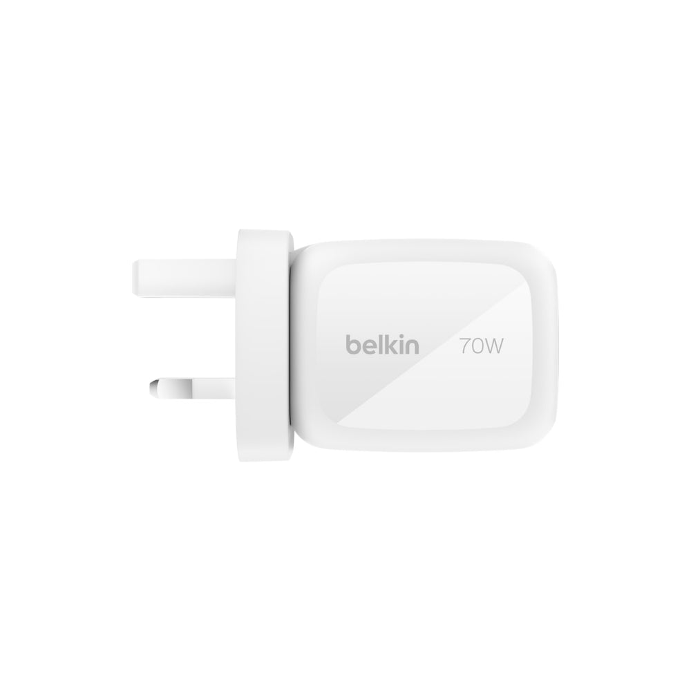 Belkin Boostcharge strömadapter - utbytbar plugg UK EU US - USB-C - 70W