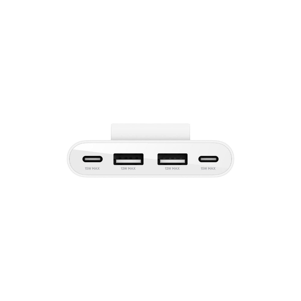 Belkin BoostCharge - USB-C Hub - 4-port - Vit