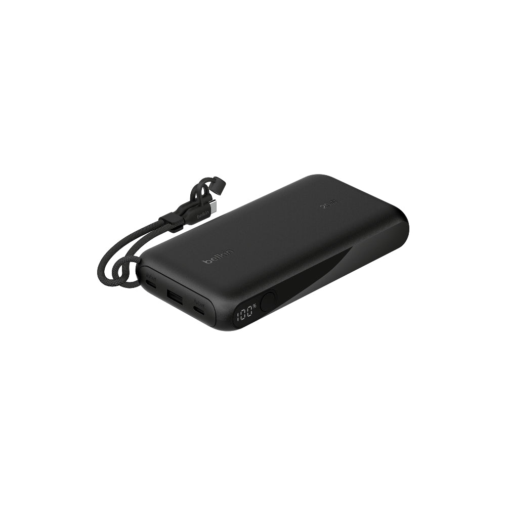 Belkin 20W Powerbank med Display - 20000mAh - Svart