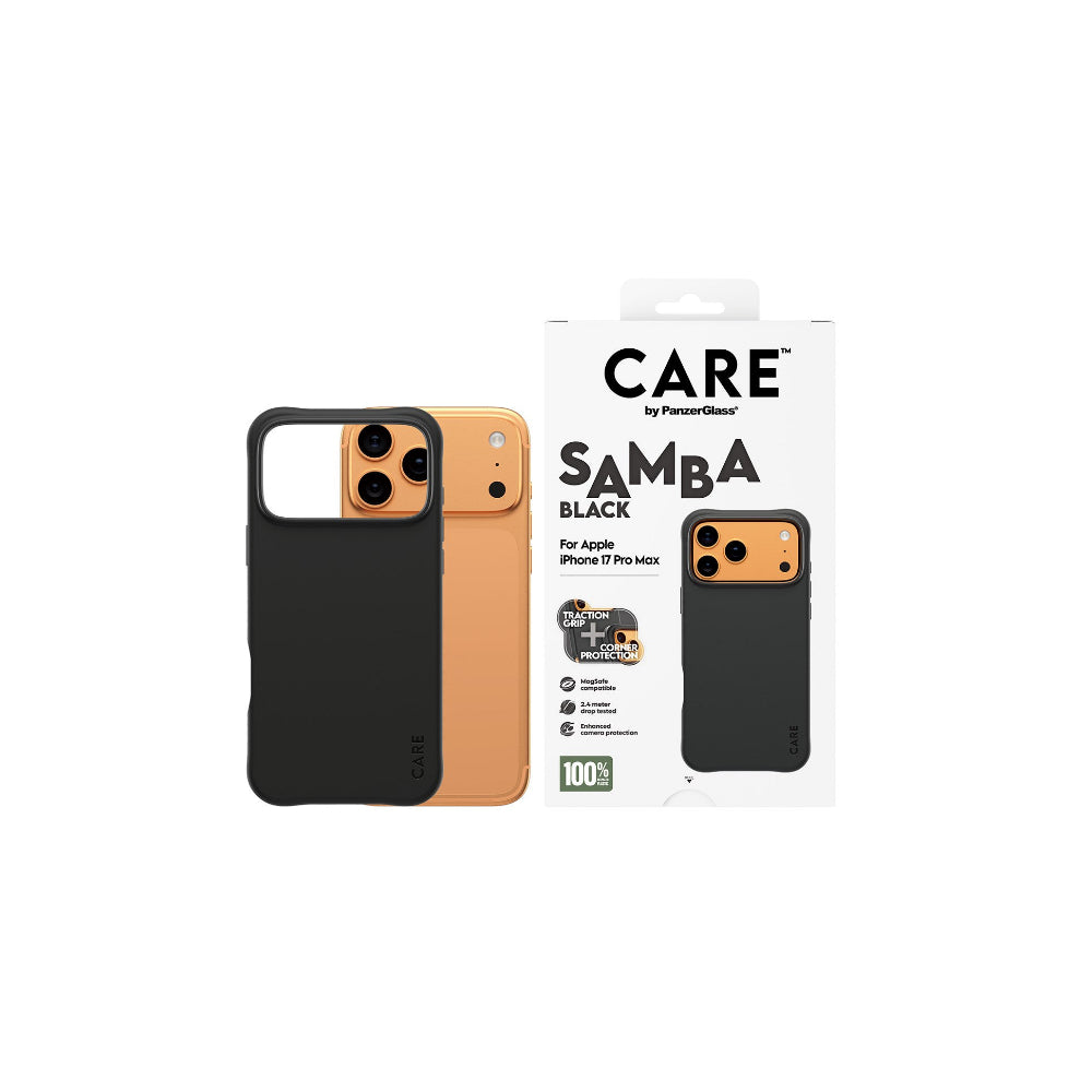 PanzerGlass CARE Samba iPhone 17 Pro Max - Svart