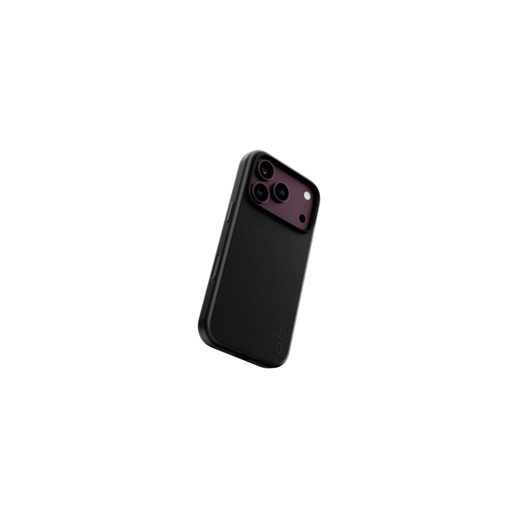 PanzerGlass Solo Vegan Leather - mobilskal - iPhone 18 Pro / 17 Pro - svart