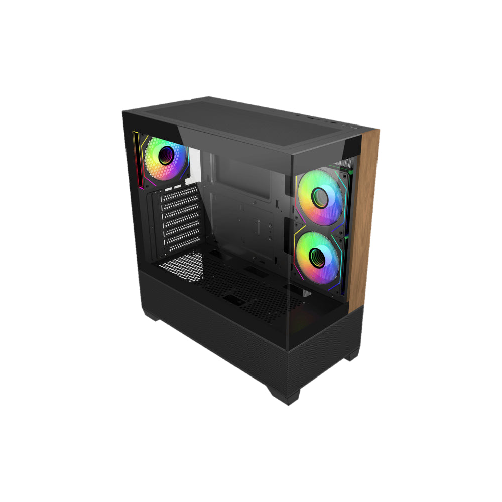 Cooler Master Elite 690 Wood Svart