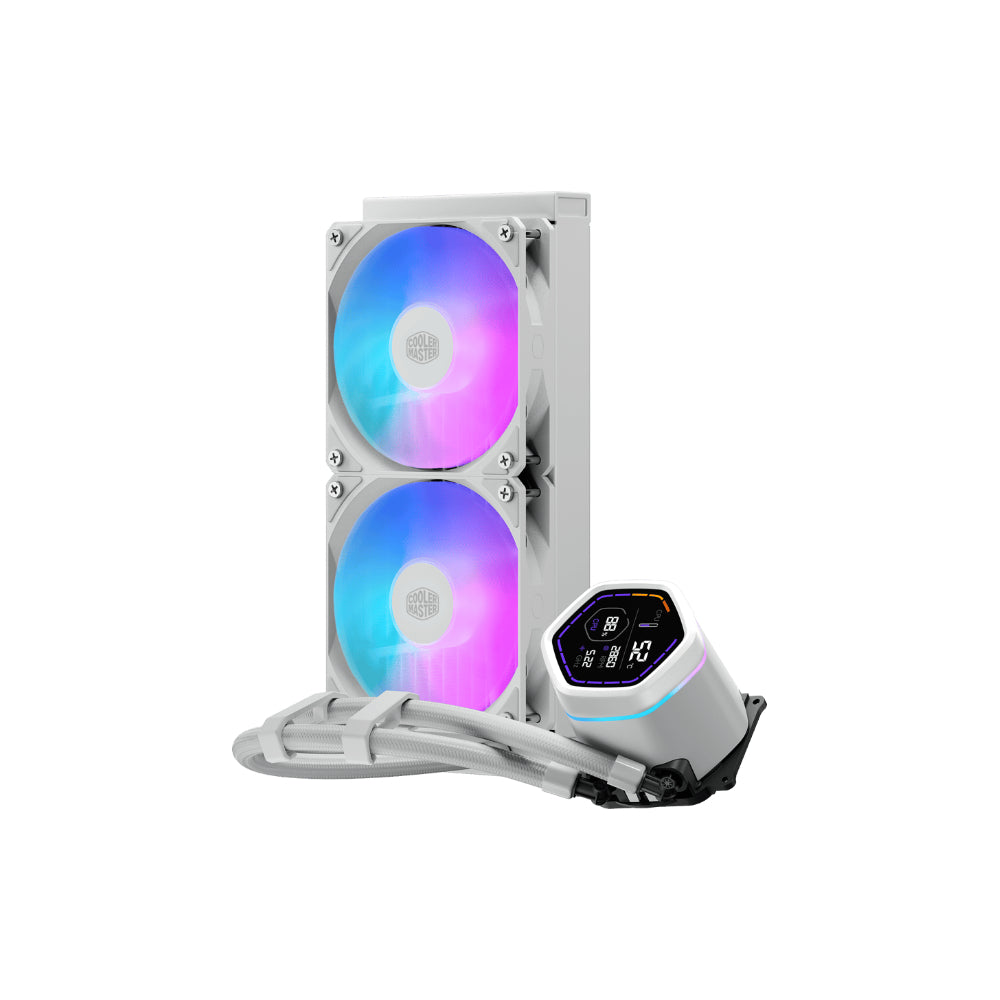 Cooler Master MasterLiquid 240 Core Nex Digital ARGB Vit