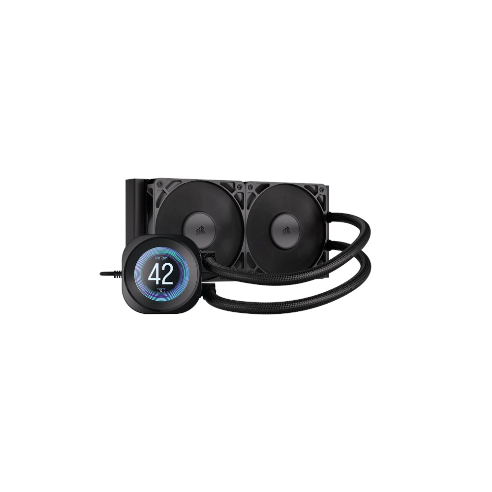 Corsair Nautilus 240 RS LCD 120mm Svart