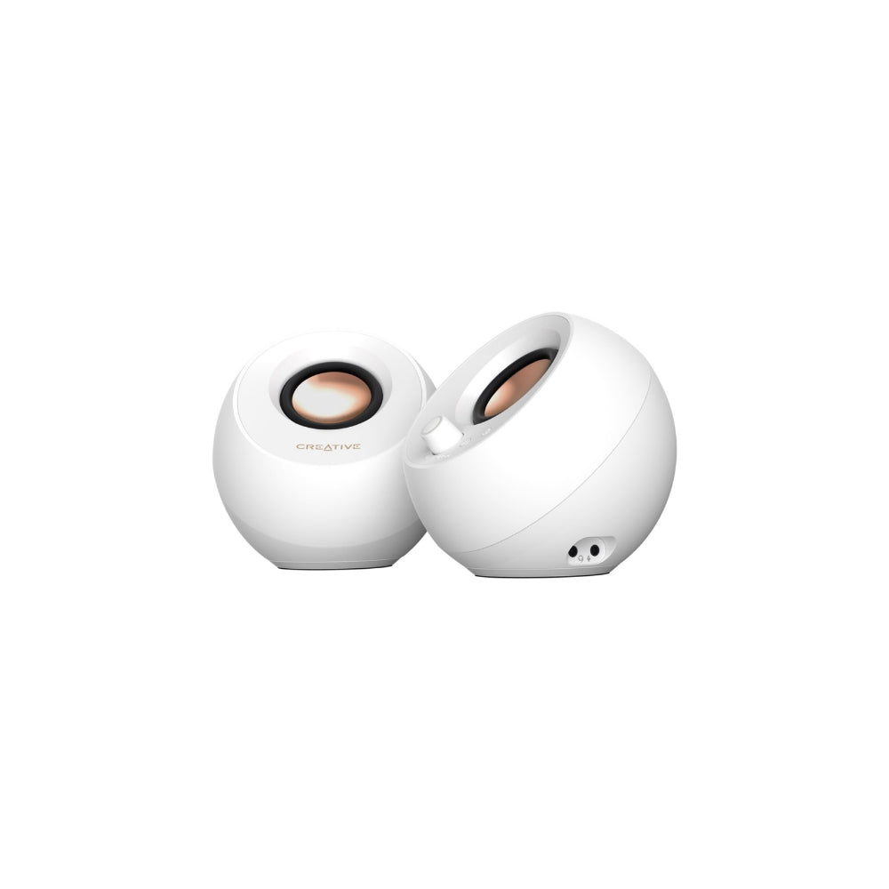 Creative Pebble Pro 2.0-kanal Datorhögtalare Vit